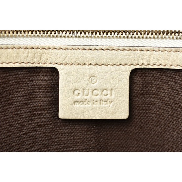 GUCCI Tote Bag Canvas Brown - Picture 10 of 12